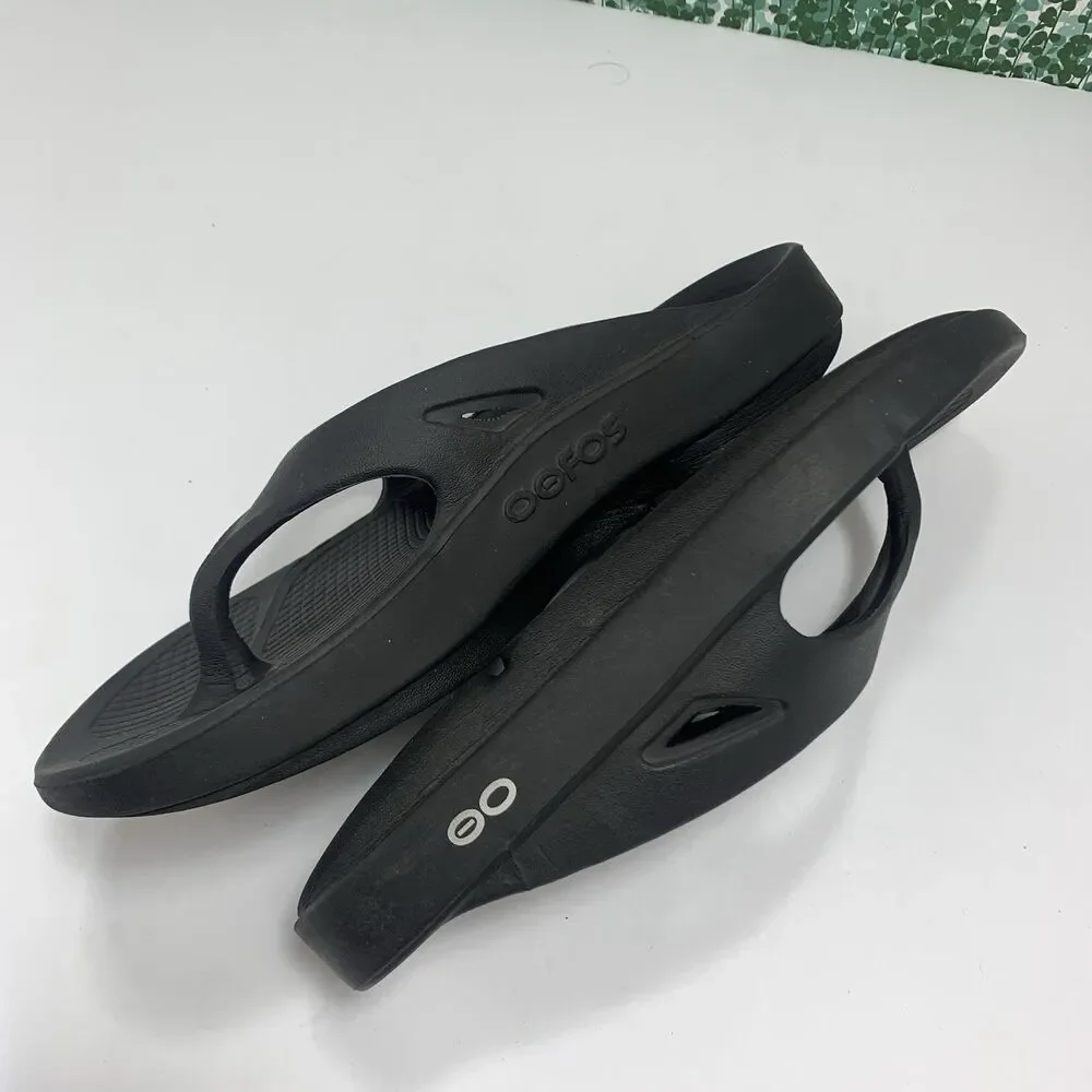 Oofos Slip-On Slides Thonged Comfort Sandals Size 6 Women’s